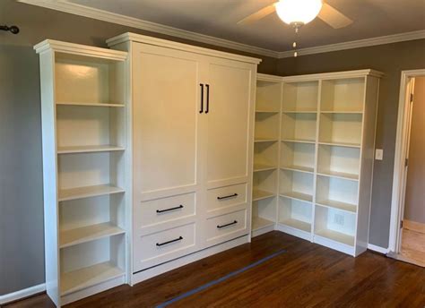 Our Custom Murphy Bed In 2020 Multipurpose Room Murphy Bed Bed Company