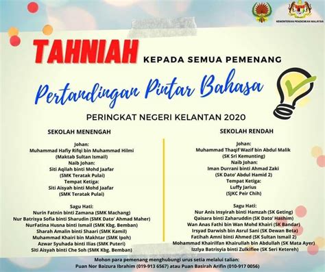 Kelantan travel tips provides information you can use for visiting kelantan. SMK DATO AHMAD MAHER: Pertandingan Koakademik Bahasa ...