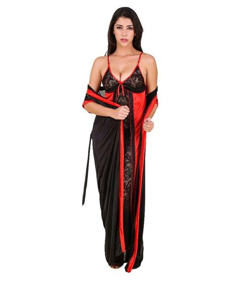 Buy Masha Multi Color Satin Nighty And Night Gowns Online At Best Prices In India Snapdeal