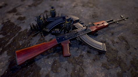 Hd Wallpaper 74u Aks Assault Guns Military Rifle Weapons