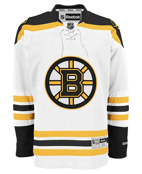 Reebok Mens Boston Bruins Premier Jersey In White For Men Lyst