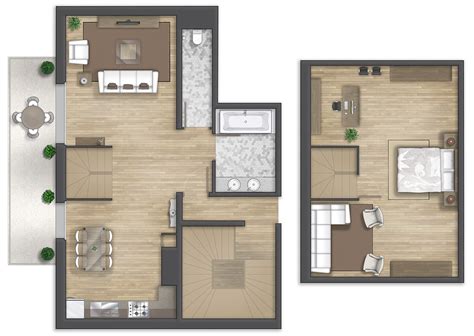 Floor Plan Rendering On Behance