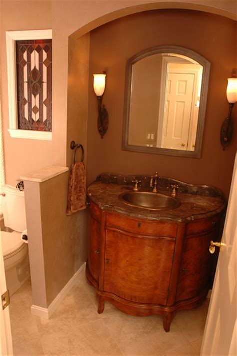 Gray half bathroom decorating ideas on a budget 25. 43 Cute Half Bathroom Ideas That Will Impress You 29 ...