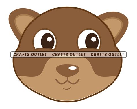 Cute Weasel Face Svg Weasel Head Svg Weasel Png Weasel Etsy