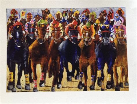 Horse Racing Art Ready For Framing Joe Wilder Md