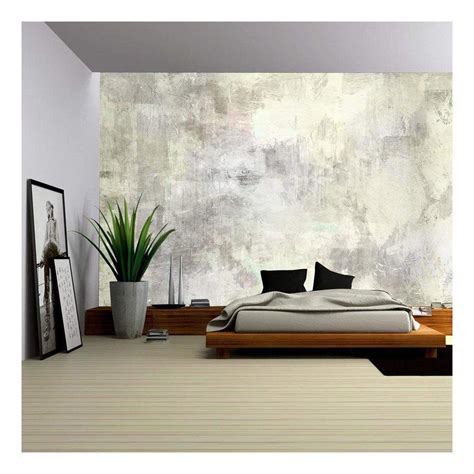 Wall26 Art Abstract Acrylic Background In Light Grey And White Colors