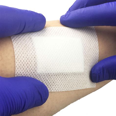 Pack Of 10 Adhesive Sterile Wound Dressings Suitable For Cuts And Grazes Diabetic Leg Ulcers