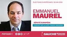 Emmanuel Maurel, candidat GRS aux élections européennes - Gauche ...