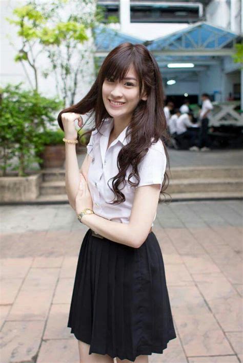 Thailand Student Uniform Cute Girl Ig Hanniiez
