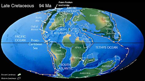 Earth One Million Years Ago Map The Earth Images Revimageorg