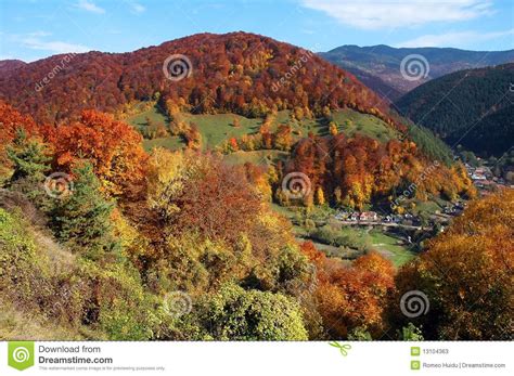 Autumn Scenery In The Mountains Of Romania Stock Photos Image 13104363