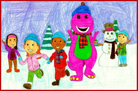 Barneys Winter Fun By Bestbarneyfan On Deviantart