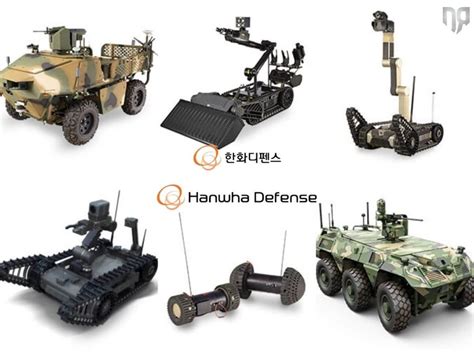 Hanwha Defense Presentation Of Unmanned Ground Vehicles Defence