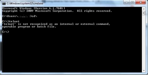 How To Install Telnet In Windows 7 And Vista