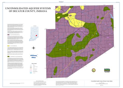 Dnr Water Aquifer Systems Maps 25 A And 25 B Unconsolidated And