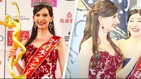 Ukrainian Born Model Carolina Shiinos Win As Miss Japan Sparks Debate
