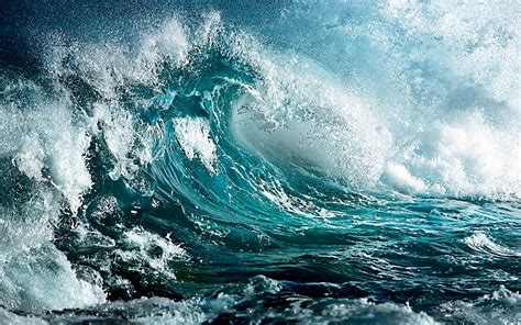 Wallpaper Sea Wave Storm Art Colors 1920x1200 4kwallpaper