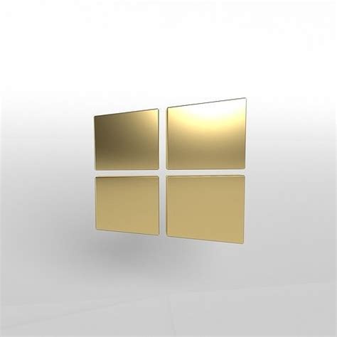 Windows 10 Logo V1 003 Free Vr Ar Low Poly 3d Model Cgtrader