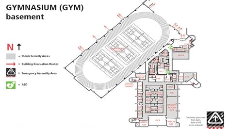Gymnasium Building Map Gym Johnson County Community College
