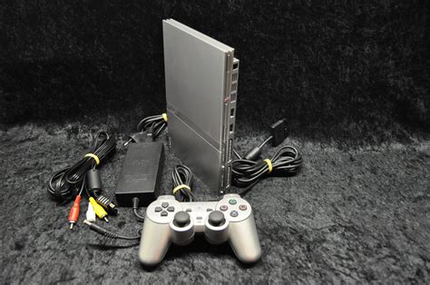 Sony Playstation 2 Ps2 Console Slim Silver