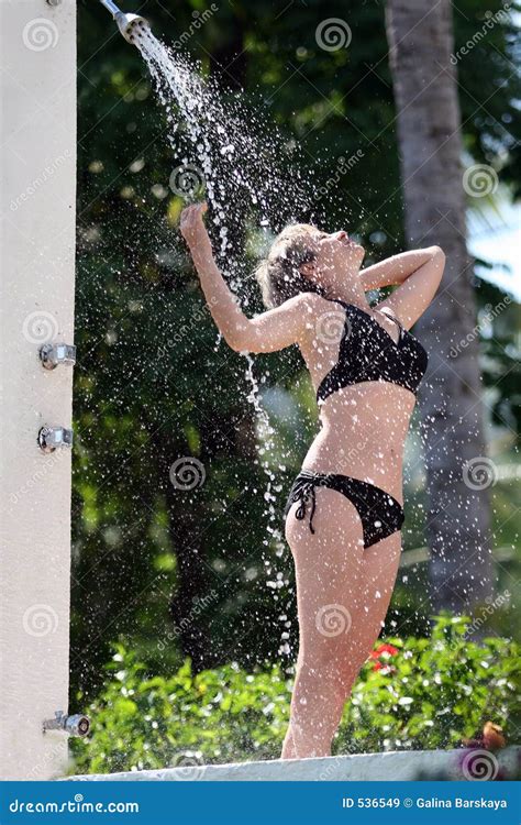 Outdoor Shower Royalty Free Stock Photo CartoonDealer Com 4462689