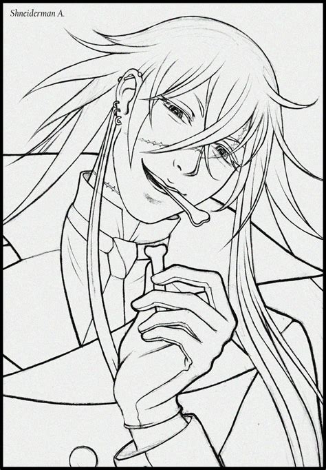 ️black Butler Coloring Pages Free Download