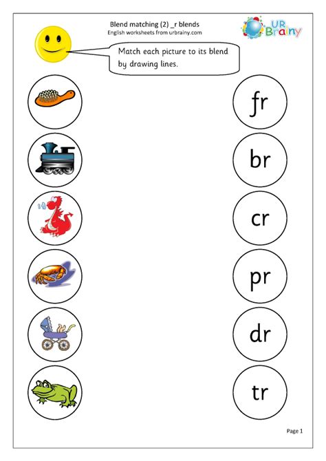 R Blends Worksheets And Activities No Prep Pack Beginning Blends Free