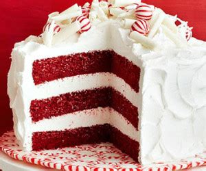 Red Velvet Peppermint Cake