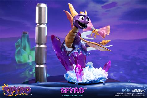 This Spyro The Dragon Resin Statue From First 4 Figures Is On Fire