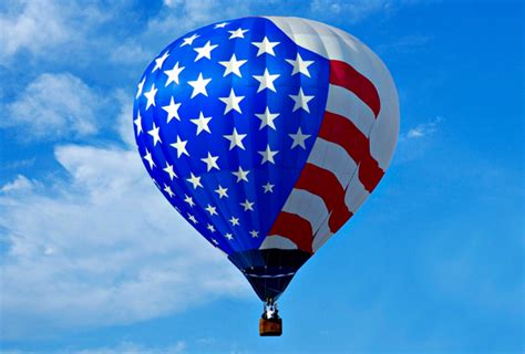 Patriotic Hot Air Balloon With Images Hot Air Balloon Balloons Hot Air Balloon Rides