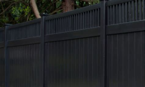 Black Vinyl Fences Mr Fence Indiana Fence Company