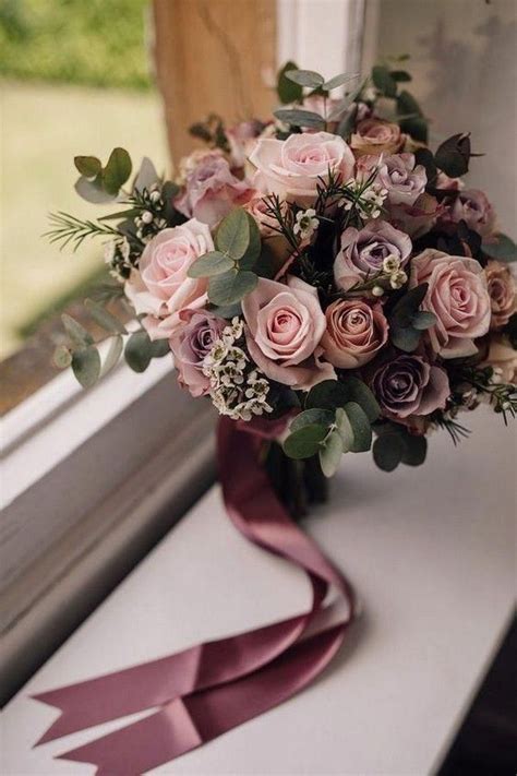 40 Mauve Wedding Color Ideas For 2020 In 2020 Blush Bouquet Wedding