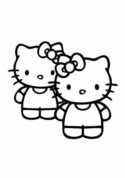 Coloring Pages Hello Kitty Friend Bff Quotes