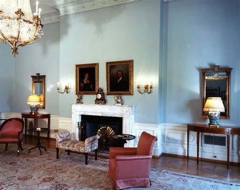 1960 06 16 Monroe Room Later Called The Treaty Room Portraits Of
