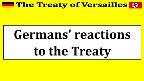 Wemar Germany Germans Reaction To The Treaty Of Versailles