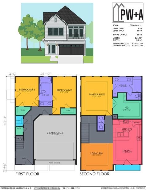Small Affordable Two Story Home Plan Preston Wood And Associates