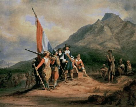 The Landing Of Jan Van Riebeeck 1619 77 Charles Bell