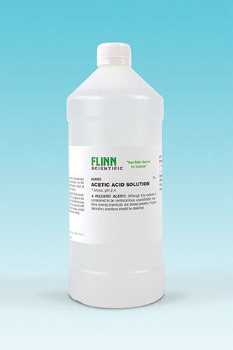 Acetic acid, which at low concentrations is known as vinegar, is an acid used to treat a number of conditions. Flinn Chemicals, Acetic Acid Solution