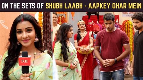 Shubh Laabh Aapkey Ghar Mein On Set Chhavi Pandey On The Upcoming Sequence Youtube
