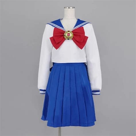 Sailor Moon Cosplay Girl School Uniform Sailor Moon Costume Etsy