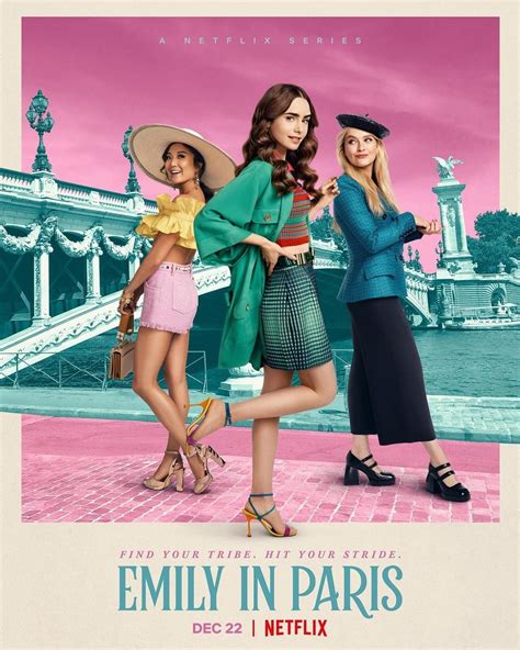 Netflix Lanzó Nuevos Posters De La Segunda Temporada De “emily En París”