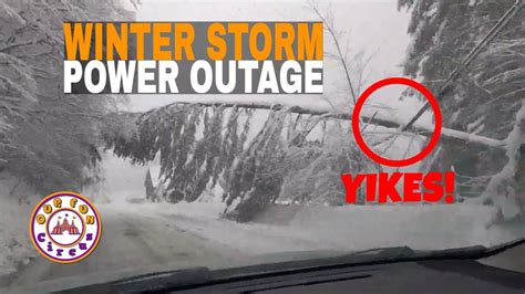 Winter Storm Power Outage Youtube