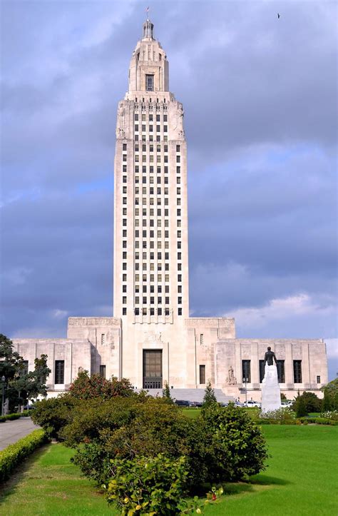 Louisiana State Capitol Building In Baton Rouge Louisiana