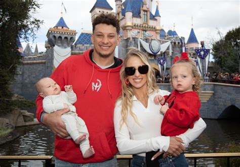 Patrick Mahomes And Wife Brittany Debut Newborn Sons Face At