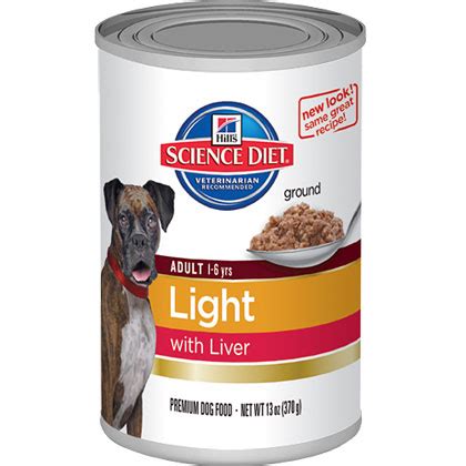 It is also very high in carbohydrates. Hill's Science Diet Adult Light Canned Dog Food - 1800PetMeds