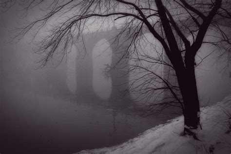 Josh Friedman Photography Ice Snow And Fog Black And
