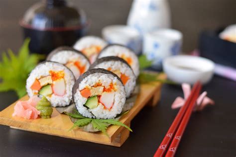 California Maki Sushi Asian Inspirations