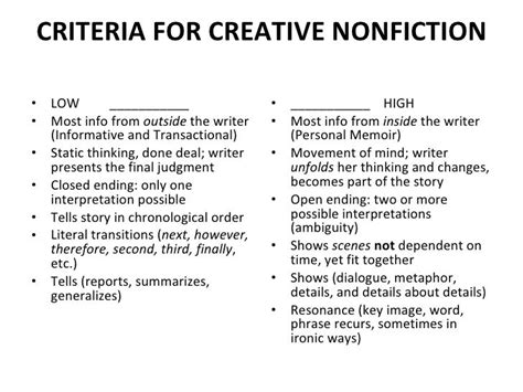 What Is Creative Nonfiction