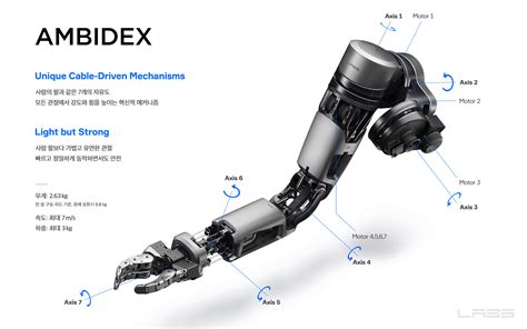 로봇팔 AMBIDEX 일상의 삶 속으로 팔을 뻗다 로봇 로봇 공학 기계공학
