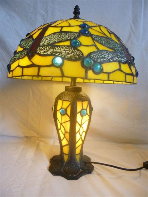 Tiffany Style Lamp Dragonfly Art Nouveau Vitrail Catawiki